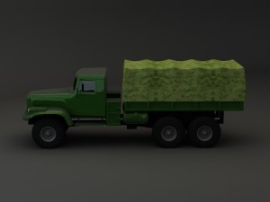 truck kraz 255 b 3D Model
