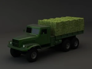 truck kraz 255 b 3D Model