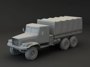 truck kraz 255 b 3D Model