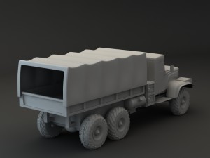 truck kraz 255 b 3D Model
