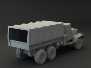 truck kraz 255 b 3D Model