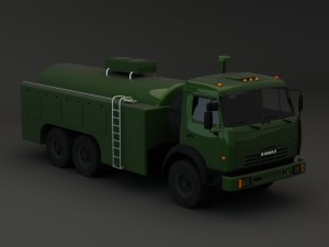 kamaz modify tanker 3D 模型