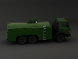 kamaz modify tanker 3D Модель