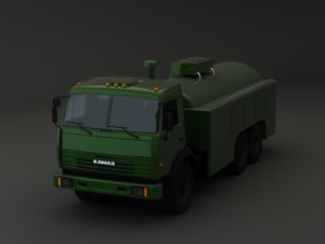 kamaz modify tanker 3D Модель