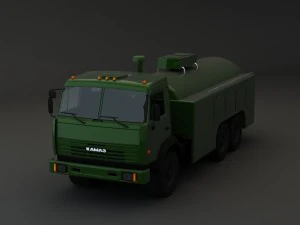 kamaz modify tanker 3D Model