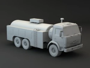 kamaz modify tanker 3D Model