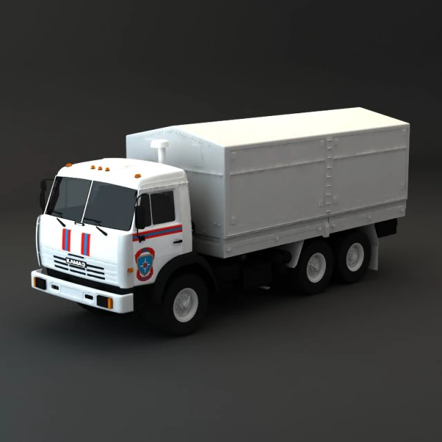 kamaz modify salvation 3D Model .c4d .max .obj .3ds .fbx .stl .blend 