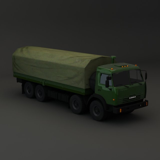 kamaz modify 8x8 3D 모델 .c4d .max .obj .3ds .fbx .stl .blend 
