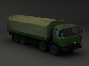 kamaz modify 8x8 Model 3D