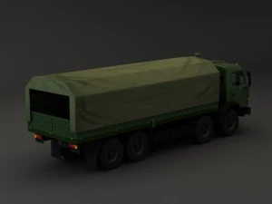 kamaz modificar 8x8 Modelo 3D