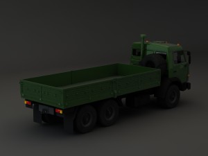 kamaz modify 6x4 kz 3D मॉडल
