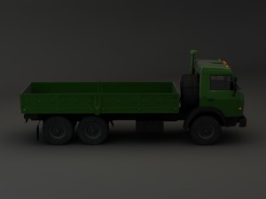 kamaz modify 6x4 kz 3D मॉडल