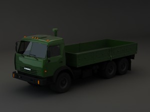kamaz modify 6x4 kz 3D मॉडल