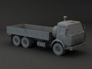 kamaz modify 6x4 kz 3D मॉडल