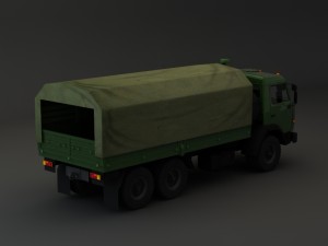 kamaz modify 6x4 br 3D Модель