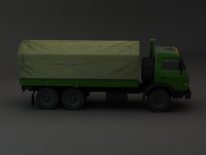 kamaz modify 6x4 br 3D Модель