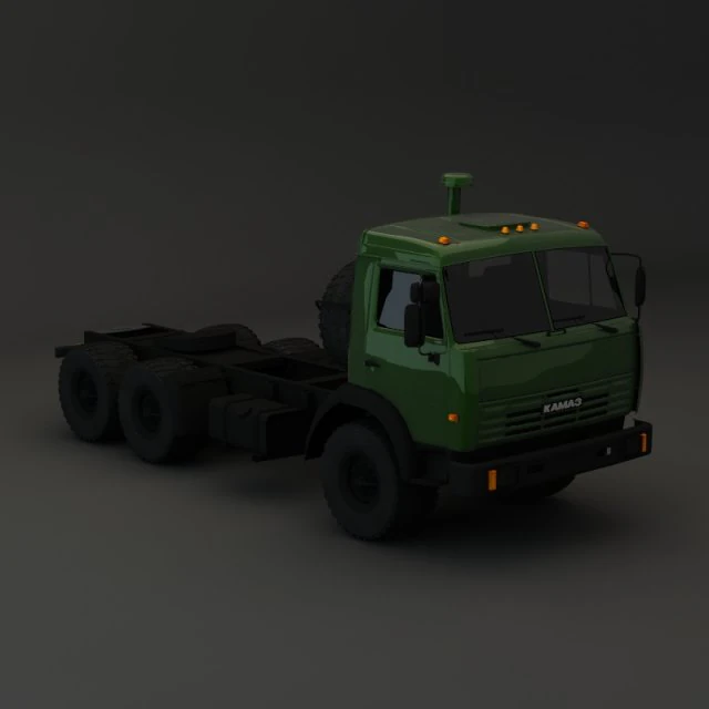 kamaz modify 6x4 3D Model .c4d .max .obj .3ds .fbx .stl .blend 