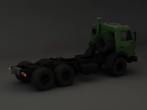 kamaz modify 6x4 3D Model