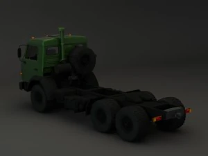 kamaz modify 6x4 3D Model