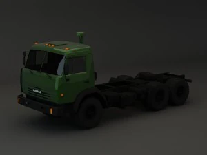 kamaz modify 6x4 3D Model