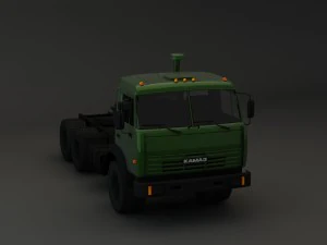 kamaz modify 6x4 3D Model