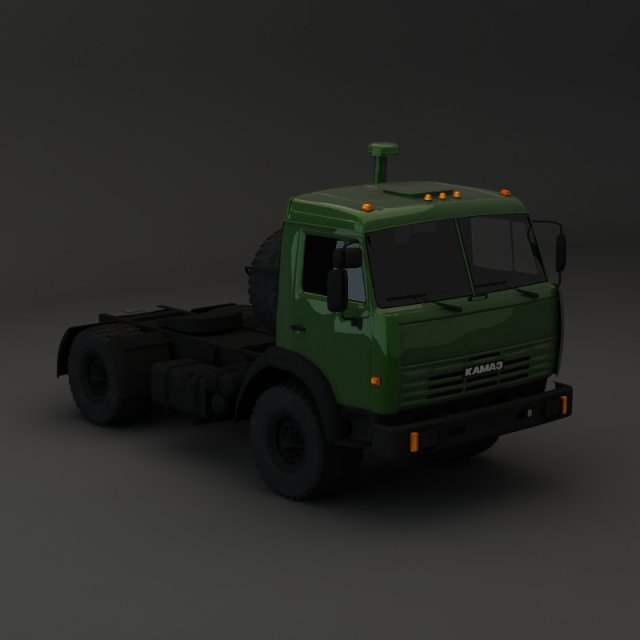 kamaz modify 4x2 3D Model .c4d .max .obj .3ds .fbx .stl .blend 