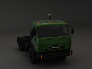 kamaz modify 4x2 3D Model
