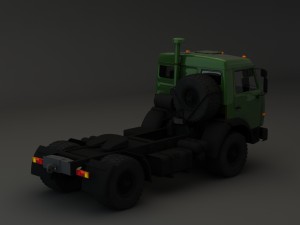 kamaz modify 4x2 3D Model