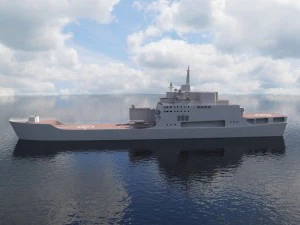 ship ivan rogov class 3D Model