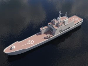 ship ivan rogov class 3D Model