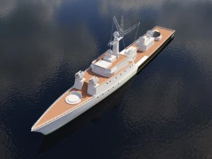 ship grisha class iv 3D Model