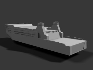 ship brittany ferries 3D 模型