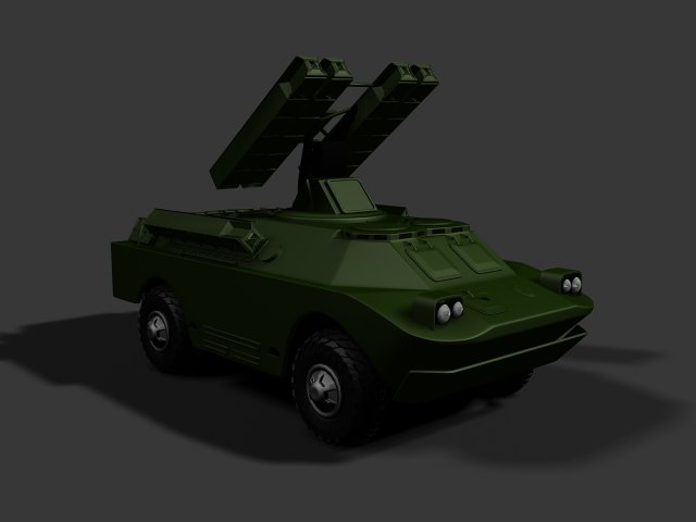 sa-9 gaskin tactical sam tel 3Dモデル .c4d .max .obj .3ds .fbx .stl .blend 
