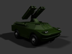 sa-9 gaskin tactical sam tel 3D Model