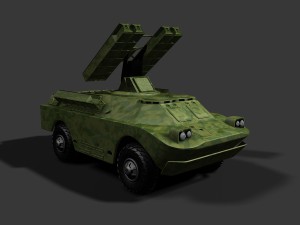 sa-9 gaskin tactical sam tel 3Dモデル