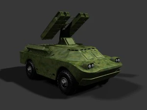 sa-9 gaskin tactical sam tel 3D Model