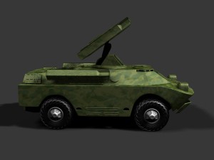 sa-9 gaskin tactical sam tel 3Dモデル