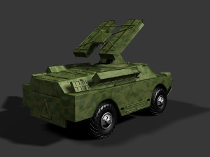 sa-9 gaskin tactical sam tel 3Dモデル
