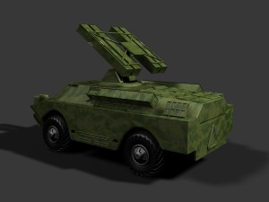 sa-9 gaskin tactical sam tel 3Dモデル
