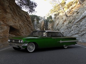 chevrolet impala sport sedan 1960 Model 3D