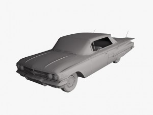 chevrolet impala sport sedan 1960 Model 3D