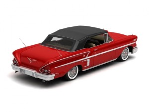chevrolet impala convertible 1958 Model 3D