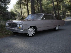 chevrolet impala 1963 Modello 3D