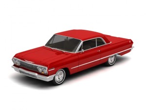 chevrolet impala 1963 Modelo 3D