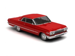 chevrolet impala 1963 Modelo 3D
