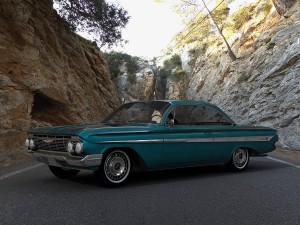 chevrolet impala 1961 3D 모델