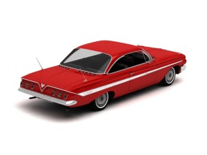 chevrolet impala 1961 3D 모델