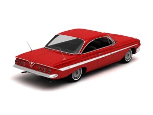 chevrolet impala 1961 3D 모델