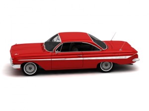 chevrolet impala 1961 3D 모델