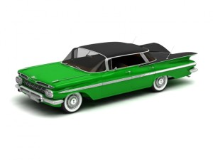 chevrolet impala 1959 3D Model